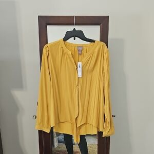 Chico's Golden Yellow Women's Blouse
